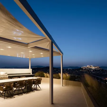Urban Apt With Stunning Acropolis View & Roofdeck Αθήνα Εξωτερικό φωτογραφία